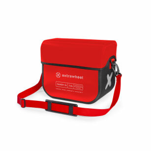 Extrawheel Handlebar bag Handy Red/Black XL 7,5L