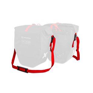 Extrawheel Shoulder Strap for Bicycle Panniers and Bags – Red