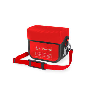 Extrawheel Handlebar bag Handy Red/Black 5L