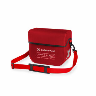 Extrawheel Handlebar bag Handy Premium Red 5L Cordura