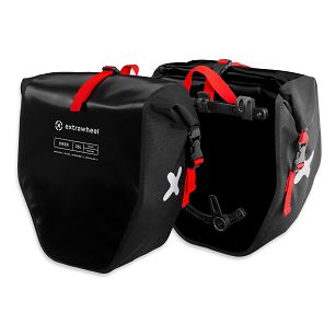 Extrawheel bicycle panniers Biker PRO Black 50L