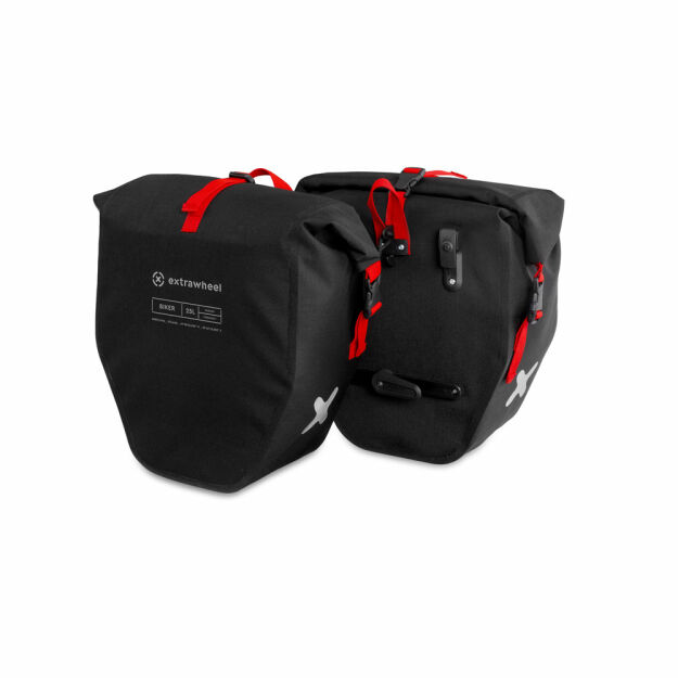 Bicycle panniers Extrawheel Biker Premium Black 50L